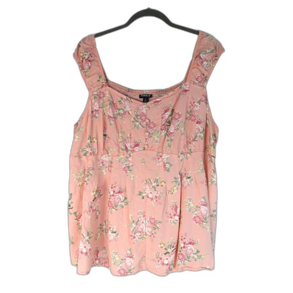 Torrid Cap Sleeve Floral Tank - Picture 1 of 3